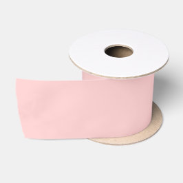Lazo De Raso Diseño Sólido de Rosa Rubor Mínimo