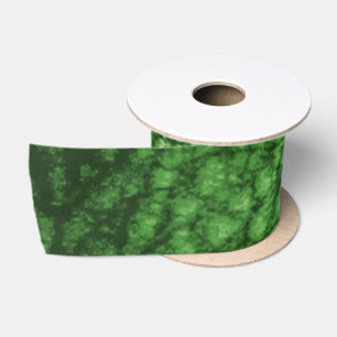 Lazo De Raso Diseño verde de selva caliente de cuero Faux