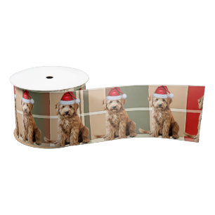 Lazo De Raso Dog Lover Goldendoodle Holiday Plaid Navidades