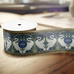 Lazo De Raso Dos cisnes decoración vintage Art Nouveau de Walte