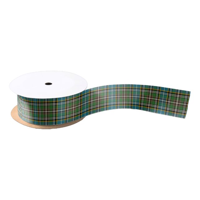 Lazo De Raso Dowling Clan Tartan Irish Plain (Carrete)