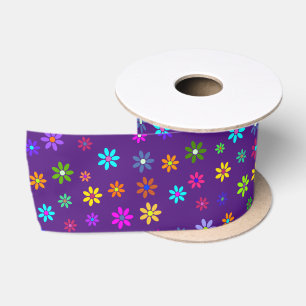 Lazo De Raso Ducha de alimentación de flores - patrón de color