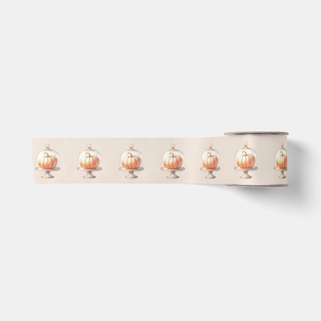 Lazo De Raso Ducha de Bebé Calabacita – Otoño Chic (Anverso)