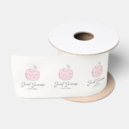 Lazo De Raso Dulce Éxito Comienza Aquí | Pastelera Rosa Negro C