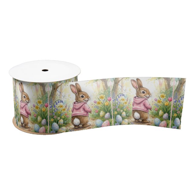 Lazo De Raso Easter Bunny in a Spring Garden (Carrete)