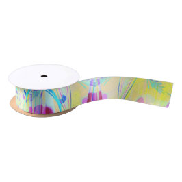 Lazo De Raso Easter Pastel Abstract Party Grosgrain Ribbon