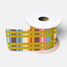 Ecléctico Colorido Retro Contemporáneo Tejido a Ra