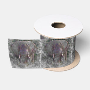 Lazo De Raso Elefante animal artístico