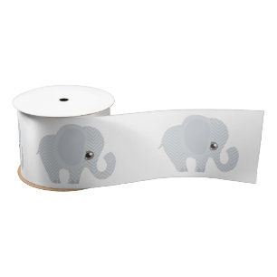 Lazo De Raso Elefante hermoso del neutral del bebé