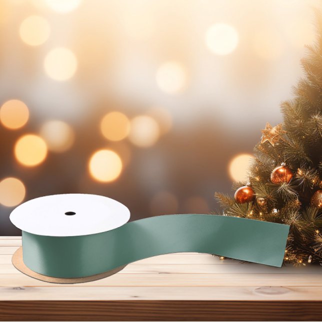 Lazo De Raso Elegancia silenciosa - Océano sólido Verde azulado (Subido por el creador)