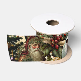 Lazo De Raso Elegancia Victoriana de Navidad