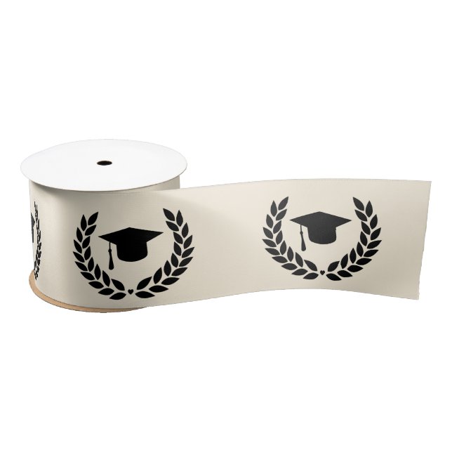 Lazo De Raso Elegante colegio y graduación universitaria (Carrete)