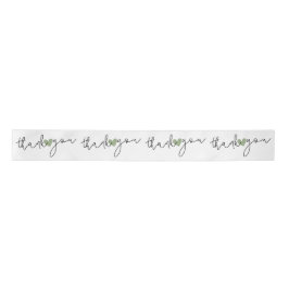 Lazo De Raso Elegante Corazón Gracias Regalo Envolver Blanco Ve