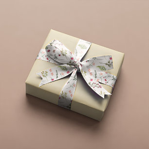 Lazo De Raso Elegante ducha de novia floral rosa y verde