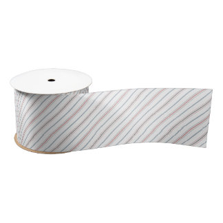 Lazo De Raso Elegante estampado de rayas.