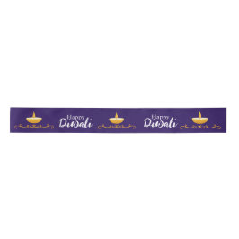 Lazo De Raso Elegante Feliz Diwali Personalizado Satin Ribbon