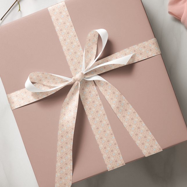 Lazo De Raso Elegante feriado de Pascua en Rubor (Elegant Blush Easter Holiday Satin Ribbon)