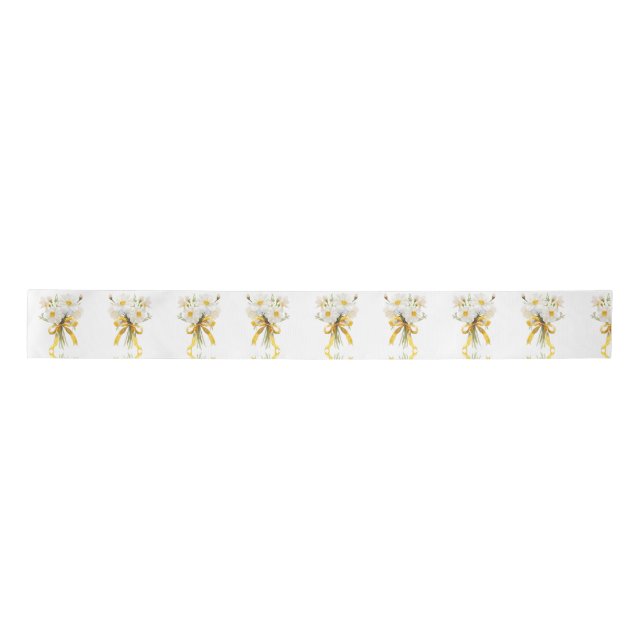 Lazo De Raso Elegante flor moderna de dazie (Anverso)