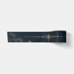 Lazo De Raso Elegante Navidad Celestial, Vintage de Ocho Puntas