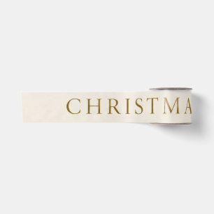 Lazo De Raso Elegante Navidad Personalizada, Adorno Vintage