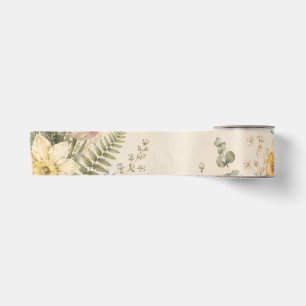 Lazo De Raso Elegante saludo de Pascua, estilo porcelana azul y