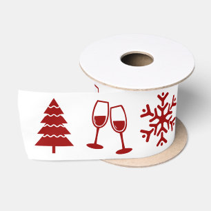 Lazo De Raso Elementos de Navidades elegantes