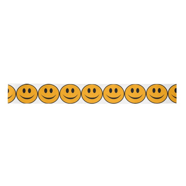 Lazo De Raso Emoji Cara Sonriente (Anverso)