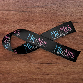 Lazo De Raso Envoltura de regalo de boda para pareja recién cas