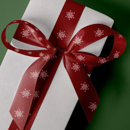 Lazo De Raso Envoltura de regalo de Navidades rojos elegantes c