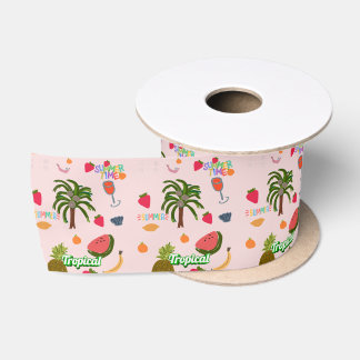 Lazo De Raso envoltura de ribono tropical/regalo divertido