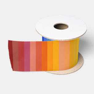 Lazo De Raso Es un patrón de rayas multicolor, Fiesta arcoiris