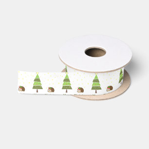 Lazo De Raso Escena de Navidades de Hedgehog