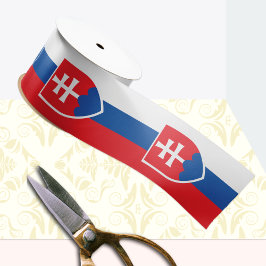 Lazo De Raso Eslovaquia Cinta, Trikolor, Emblem, Eslovaquia Ban