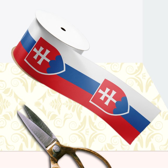 Lazo De Raso Eslovaquia Cinta, Trikolor, Emblem, Eslovaquia Ban (Subido por el creador)