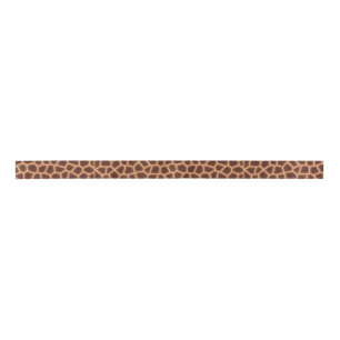 Lazo De Raso Estampado de girafa