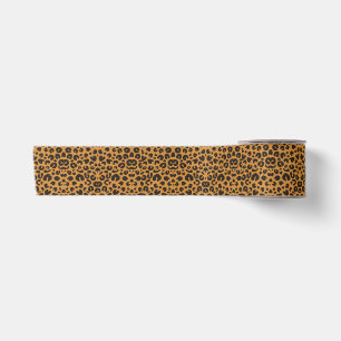 Lazo De Raso Estampado de leopardo