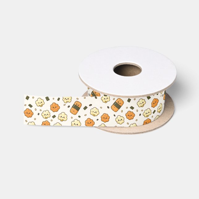 Lazo De Raso estampado hawaiano (Carrete)