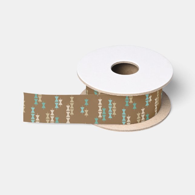 Lazo De Raso estampado hawaiano (Carrete)