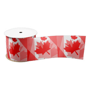 Lazo De Raso Estilo acodado hoja de arce canadiense CANADÁ