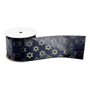 Lazo De Raso Estrella múltiple Happy Hanukkah de SlipperyJoe de