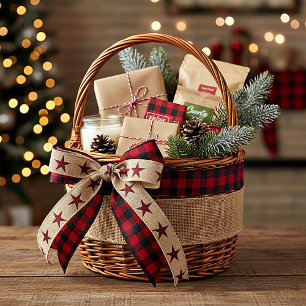 Lazo De Raso Estrellas de arpillera y cuadros