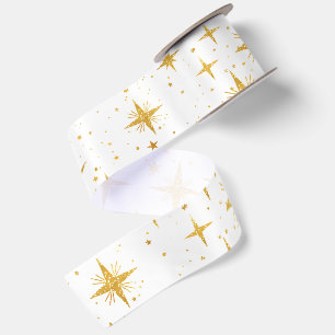 Lazo De Raso Estrellas de Oro