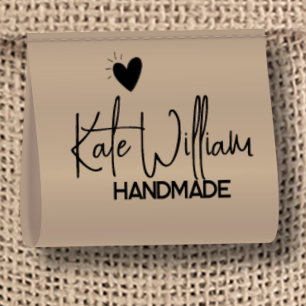 Lazo De Raso Etiqueta de ropa de Personalizado Kraft para artíc