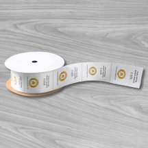 Etiquetas de productos de ropa con logotipo person