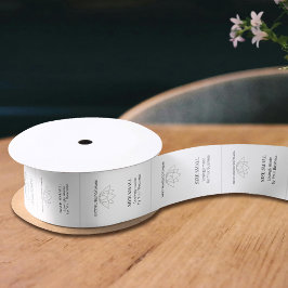 Lazo De Raso Etiquetas simples de productos para prendas de ves