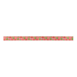 Lazo De Raso Faux Cookies in Clay Christmas Satin Ribbon