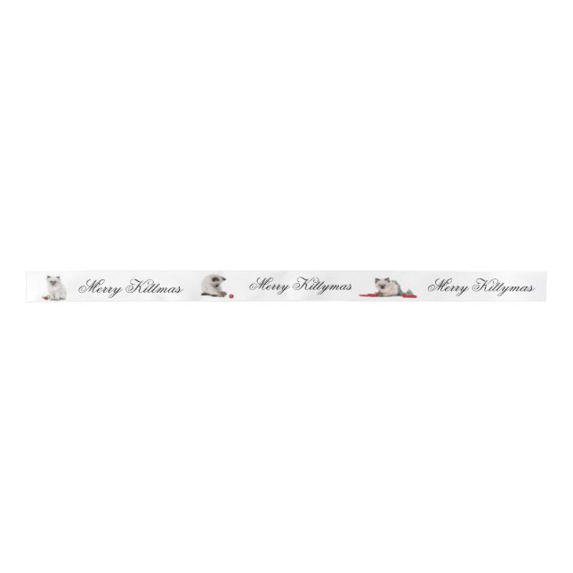 Lazo De Raso Feliz cinta de Kittymas (Anverso)