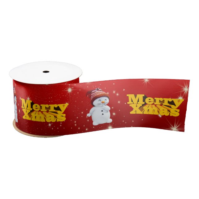 Lazo De Raso Feliz Navidad (Carrete)