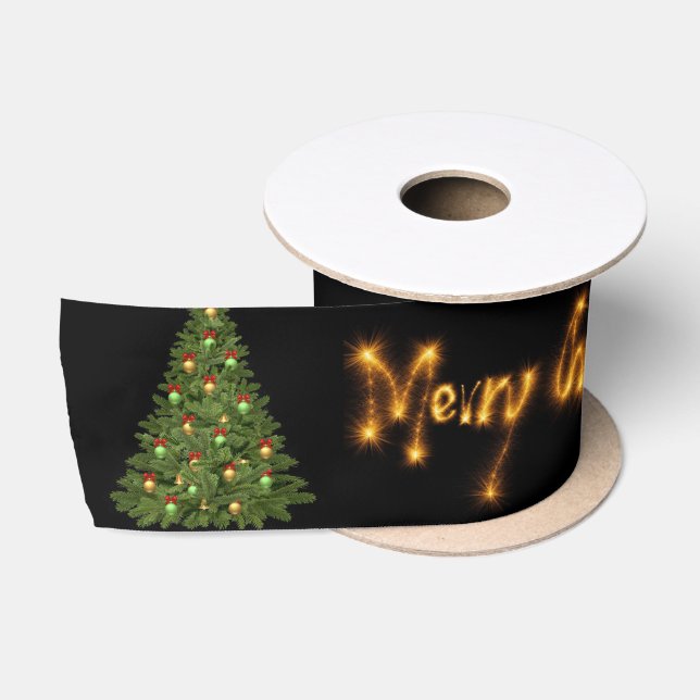 Lazo De Raso Feliz Navidad (Carrete)