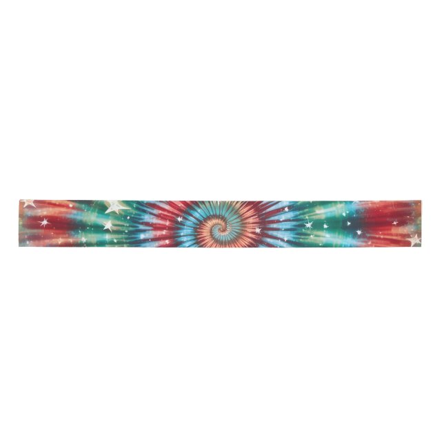 Lazo De Raso Festive Christmas Tie Dye Spiral (Anverso)